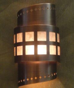 Southwest Copper Wall Sconce - Medium Bronze