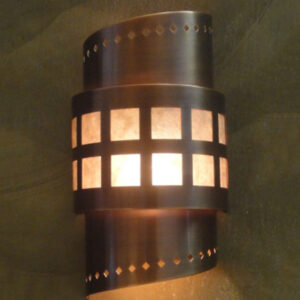 Southwest Copper Wall Sconce - Medium Bronze