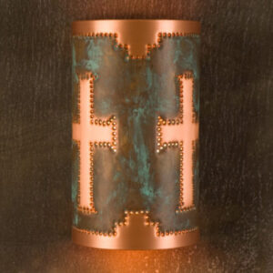 Alternative view of Southwest Metal Wall Sconces
