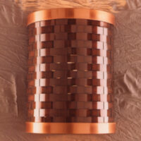 Weave Metal Wall Sconce