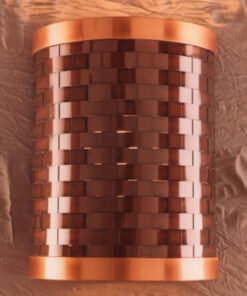 Weave Metal Wall Sconce