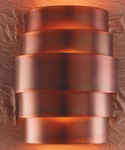 5 Tier Punched Metal Wall Sconce