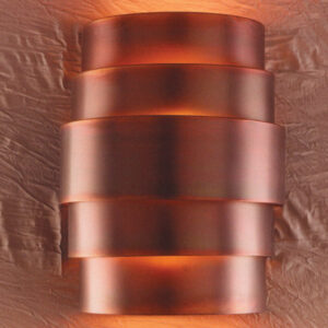 5 Tier Punched Metal Wall Sconce