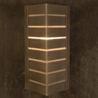 Triangular Copper Wall Sconce