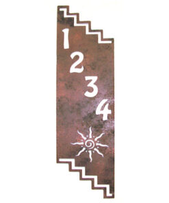 Southwestern Vertical Address Signs