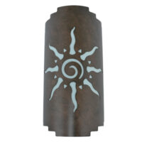 Ancient Sun Design Taos Wall Sconce