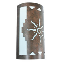 Ancient Sun - Santa Rita Wall Sconce