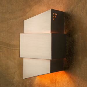 Alternative view of Santa Fe Style Angled Wall Sconce