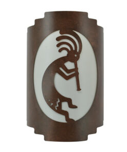 Kokopelli Design Taos Wall Sconce