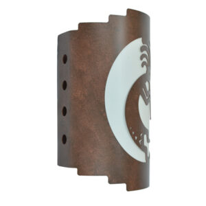 Kokopelli Design Taos Wall Sconce
