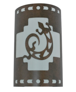 Lizard Design Southwest Wall Sconce