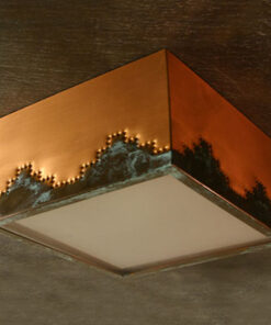 Southwest Square Punched Metal Ceiling Lights