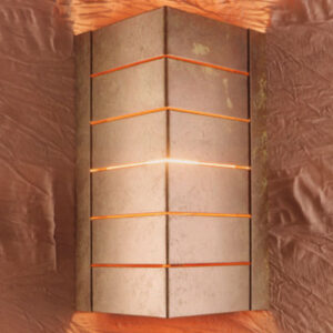 Alternative view of Triangular West Mesa Wall Sconce