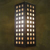 Triangular Window Pattern Wall Sconce