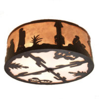 Santa Fe Ceiling Light, Customizable, Southwest Lighting