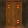 Triangular SW Copper Wall Sconce