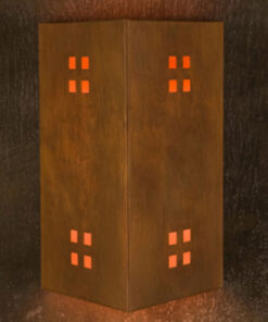 Triangular SW Copper Wall Sconce