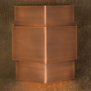 Tiered Triangular Mid-Band Sconce Series