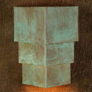 3 Tiered Triangular Wall Sconce