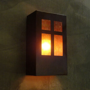 Alternative view of Southwest Rectangular Window Pane Wall Sconce