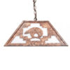 4 Panel Southwest Pendant Light, Spirit Bear