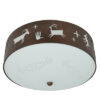 Southwest Ceiling Light Petroglyph Design