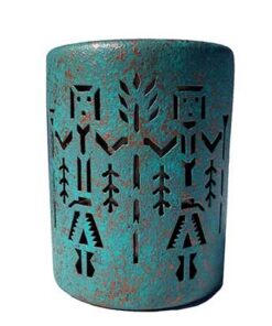 Southwest Corn Maiden Ceramic Sconce