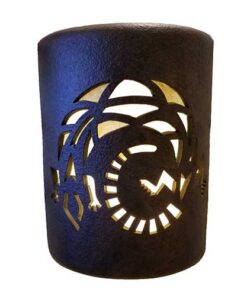 Southwest Gecko Ceramic Wall Sconce