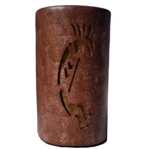 Kokopelli Southwest Ceramic Wall Sconce