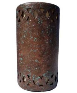 Southwest Lattice Ceramic Wall Sconce