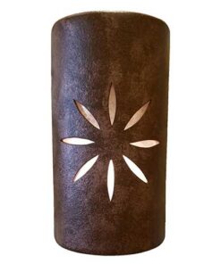Starburst Southwest Ceramic Wall Sconce