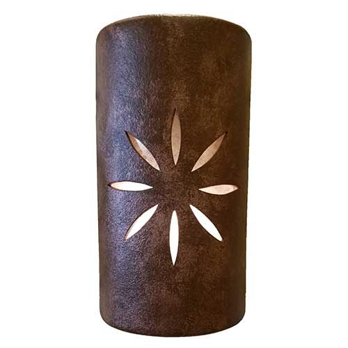 Starburst Southwest Ceramic Wall Sconce