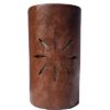 Starburst Southwest Ceramic Wall Sconce