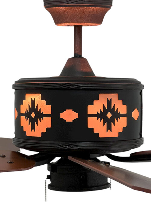 Pueblo Southwest Ceiling Fan