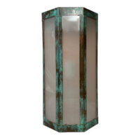 Hint of Green Southwestern Style Wall Sconce