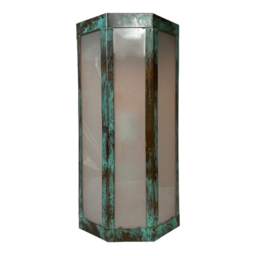 Hint of Green Southwestern Style Wall Sconce