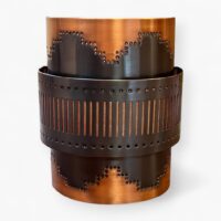 Ziggurat Slits Wall Sconce - 11 inch