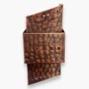Square Ziggurat Hammered Wall Sconce