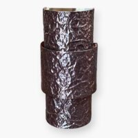 Iridescent Hammered Ziggurat Wall Sconce