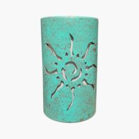 Ceramic Ancient Sun Wall Sconce