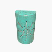 Ceramic Ancient Sun Wall Sconce