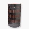 Dark Bronze Slits Wall Sconce - 12 inches