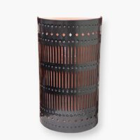 Dark Bronze Slits Wall Sconce - 12 inches
