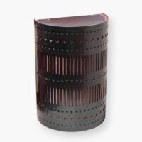 Dark Bronze Slits Wall Sconce - Night Rated