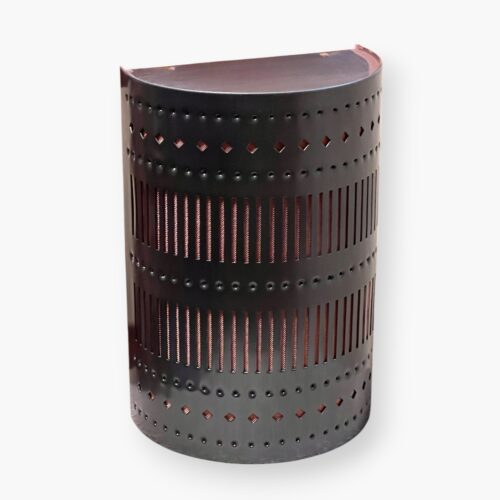 Dark Bronze Slits Wall Sconce - Night Rated