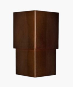 Triangle Ziggurat Wall Sconce - Medium Bronze
