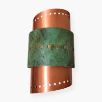SW Design Round Ziggurat Wall Sconce