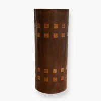 Rusty Copper Wall Sconce - 18 inch