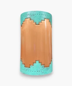 Mesa Natural Copper and Green Wall Sconce