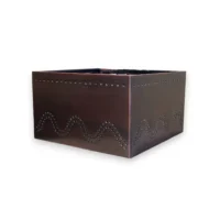 Southwest Iridescent Square Ceiling Light